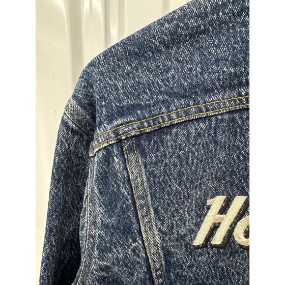 Vintage 90s Lee Jeans Hard Rock Cafe Oversized Jacket Size Small (Fits Large) - Picture 4 of 7